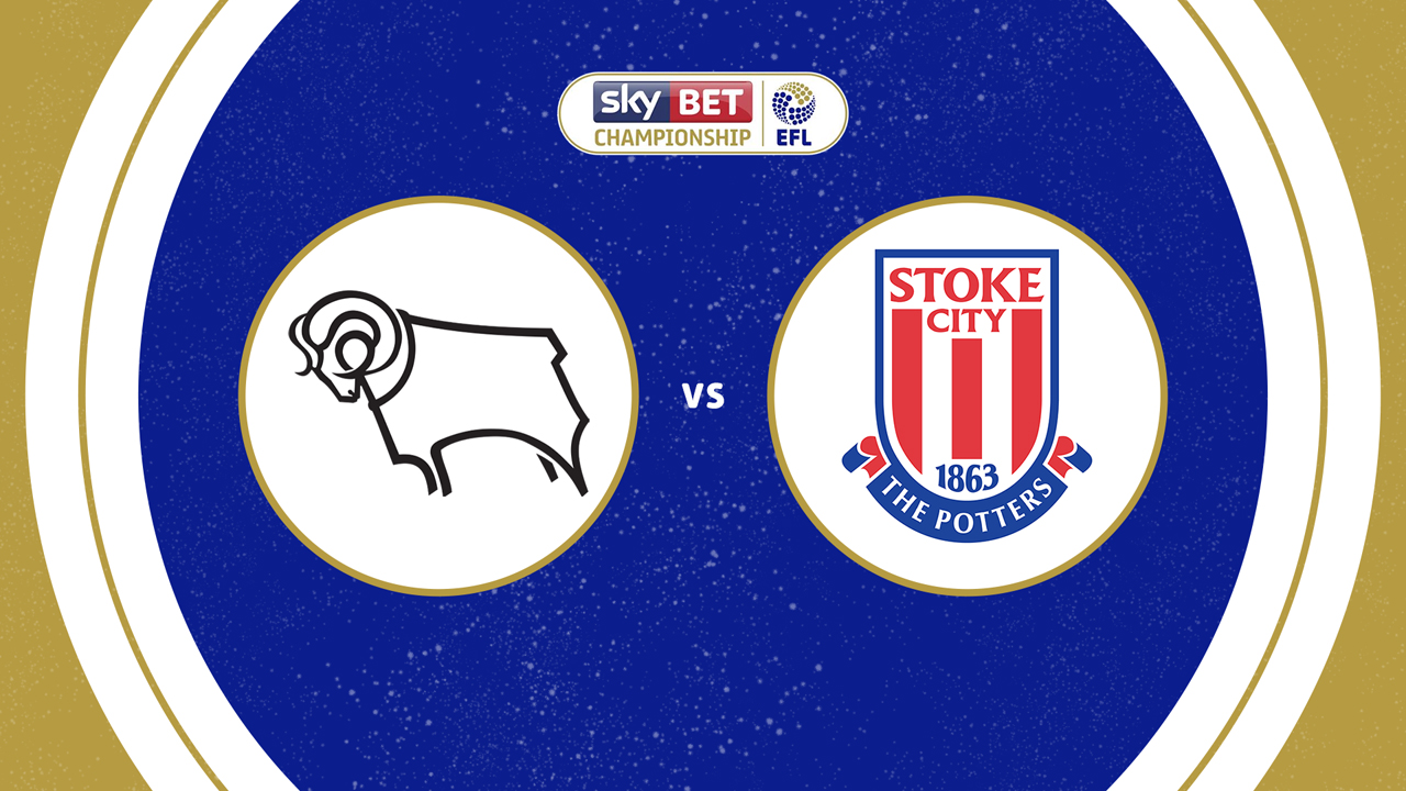 Derby County vs Stoke City poster