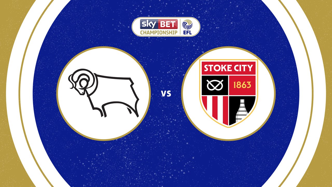 Derby County vs Stoke City poster