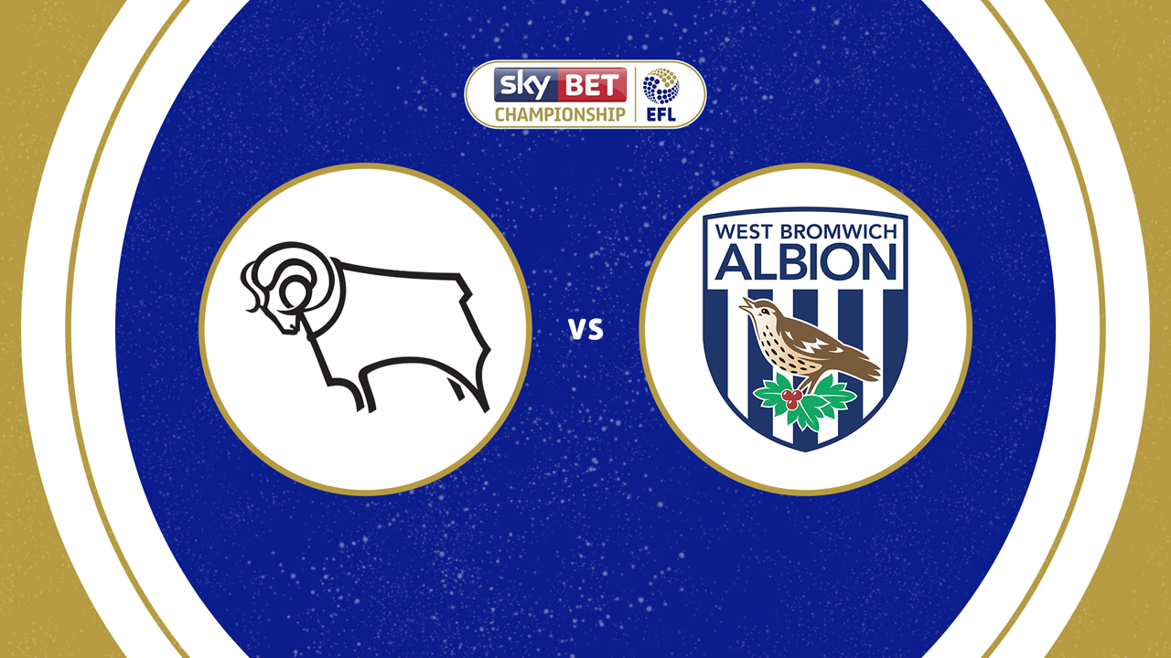 Derby County vs West Bromwich Albion poster