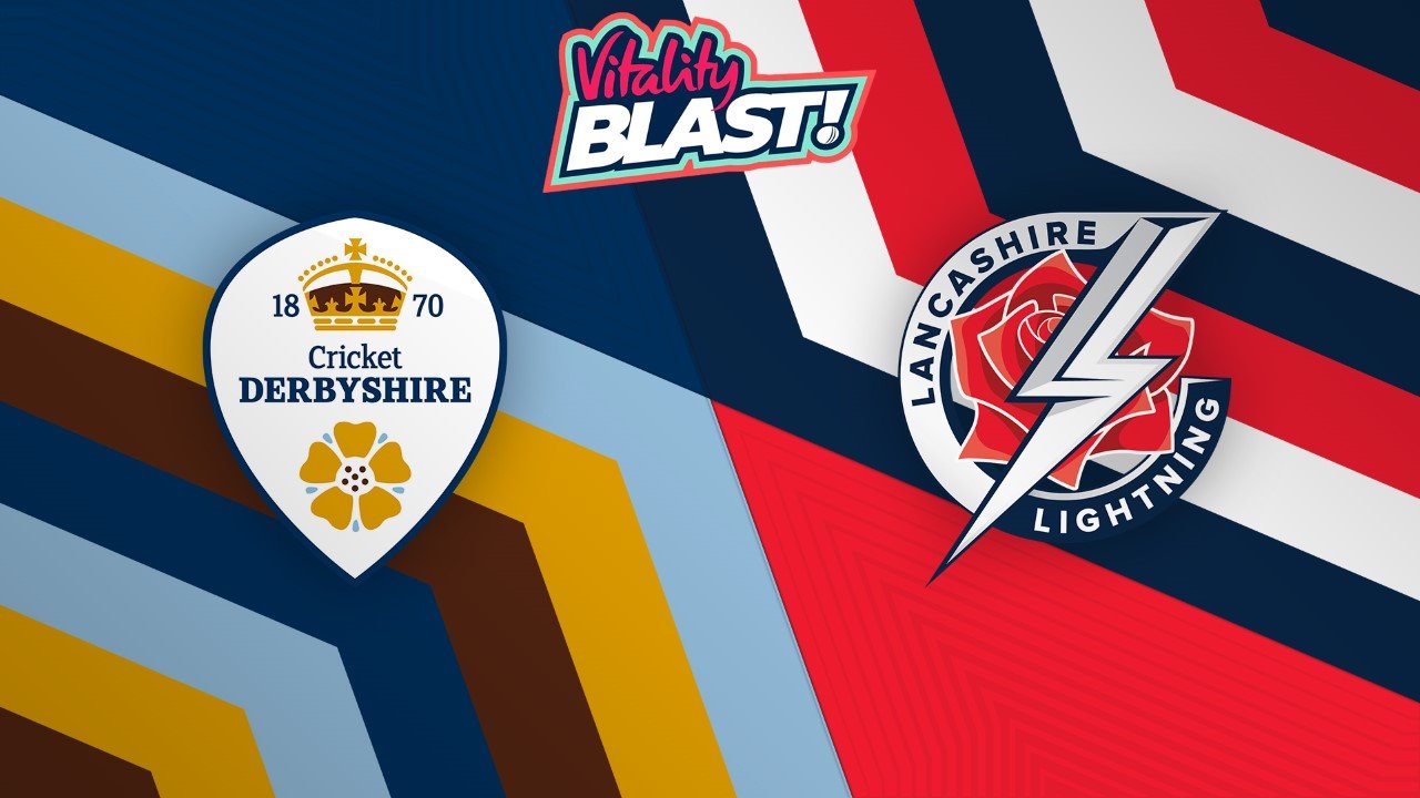 Derbyshire Falcons vs Lancashire Lightning poster