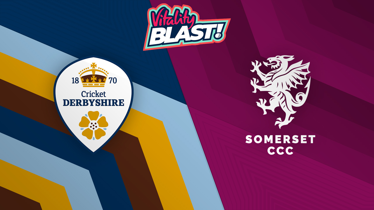 Derbyshire Falcons vs Somerset t20 poster