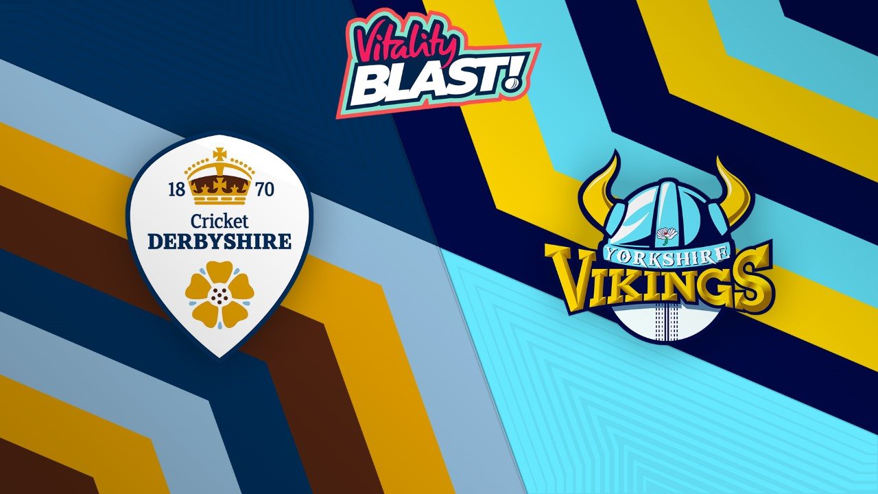 Derbyshire Falcons vs Yorkshire Vikings poster