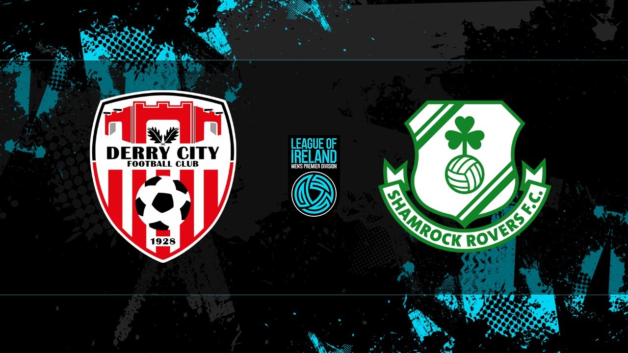 Derry City vs Shamrock Rovers poster
