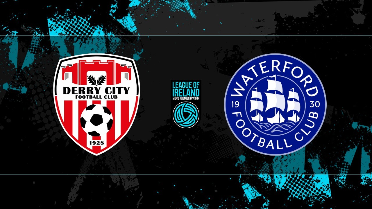 Derry City vs Waterford poster