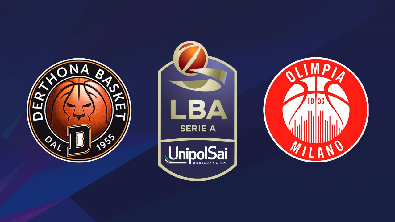 Derthona Basket vs Olimpia Milano poster