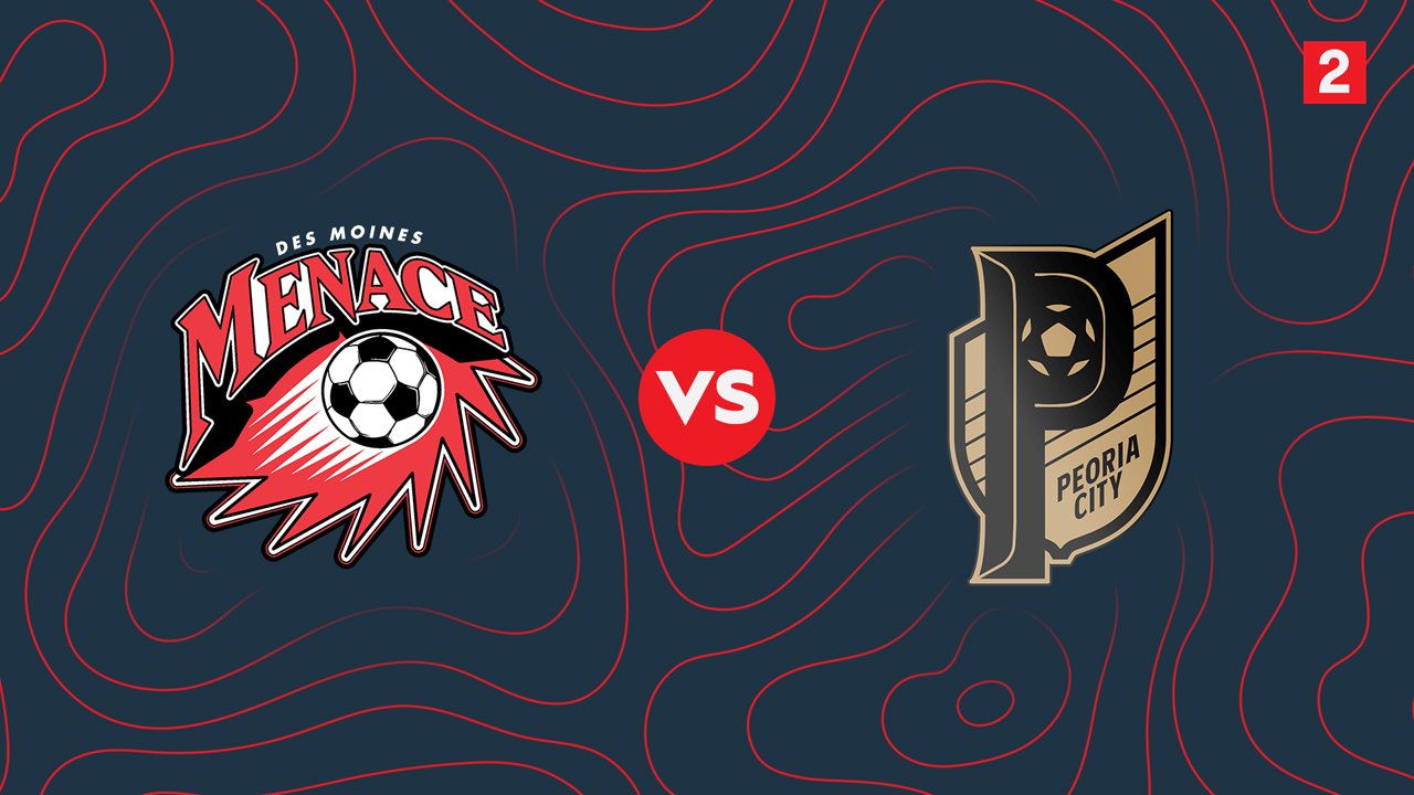 Des Moines Menace vs Peoria City poster
