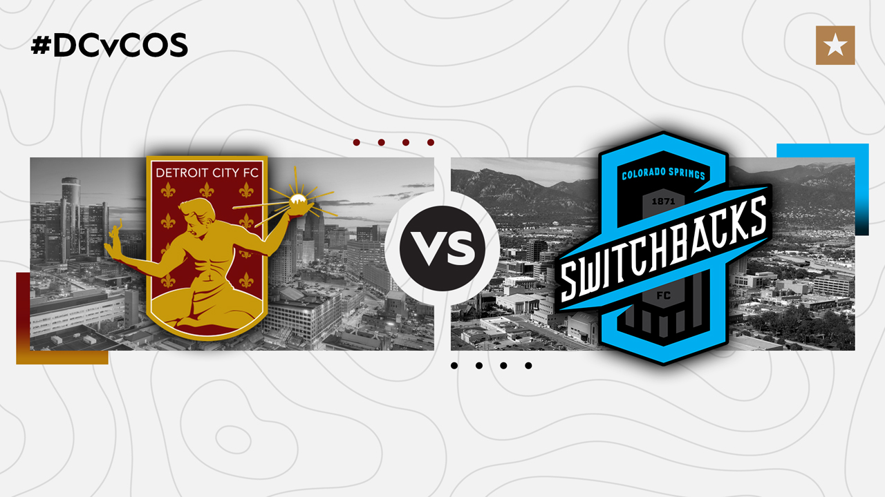 Detroit City FC vs Colorado Springs Switchbacks poster