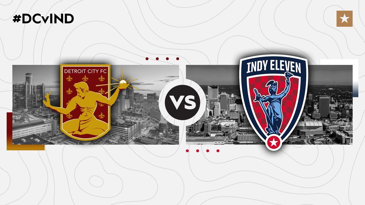 Detroit City FC vs Indy Eleven poster