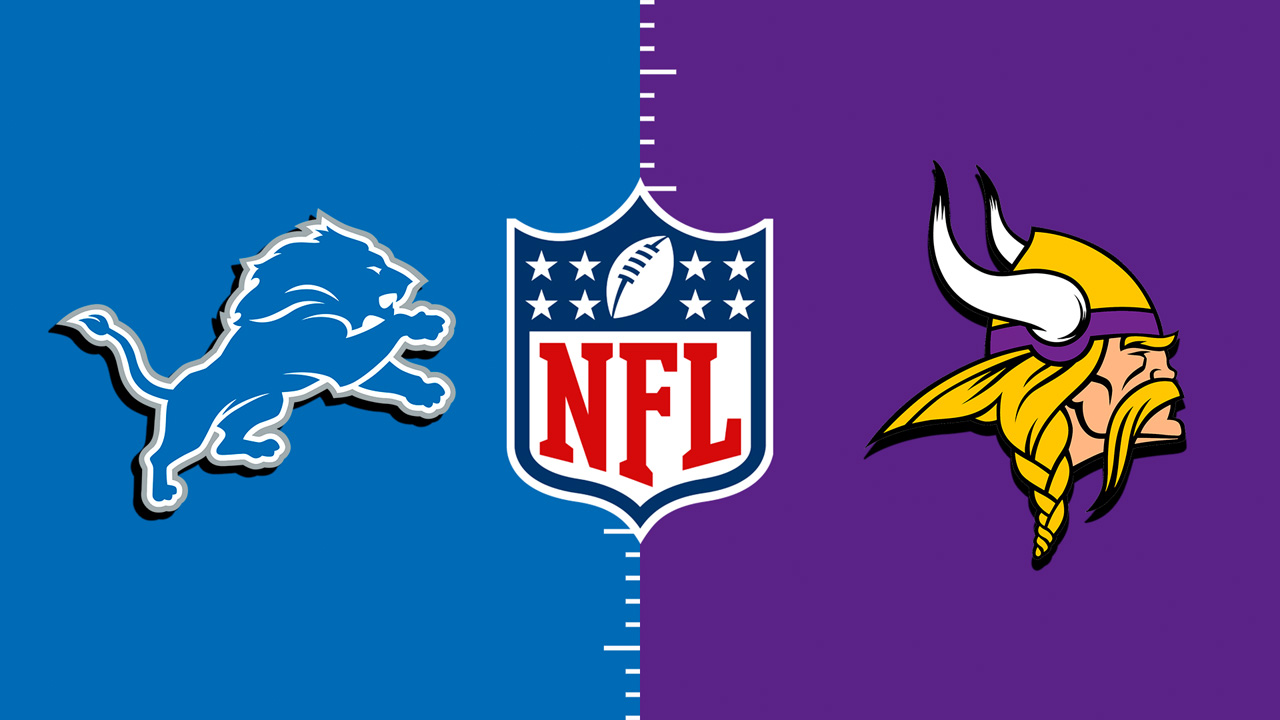 Detroit Lions vs Minnesota Vikings poster