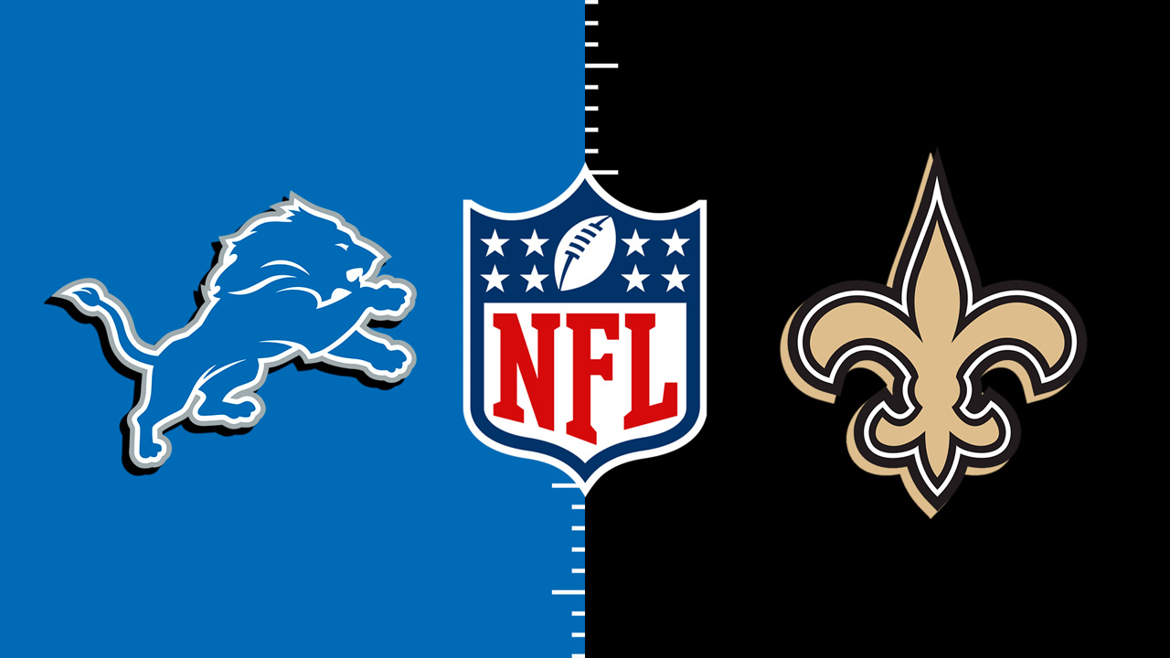 Detroit Lions vs New Orleans Saints poster