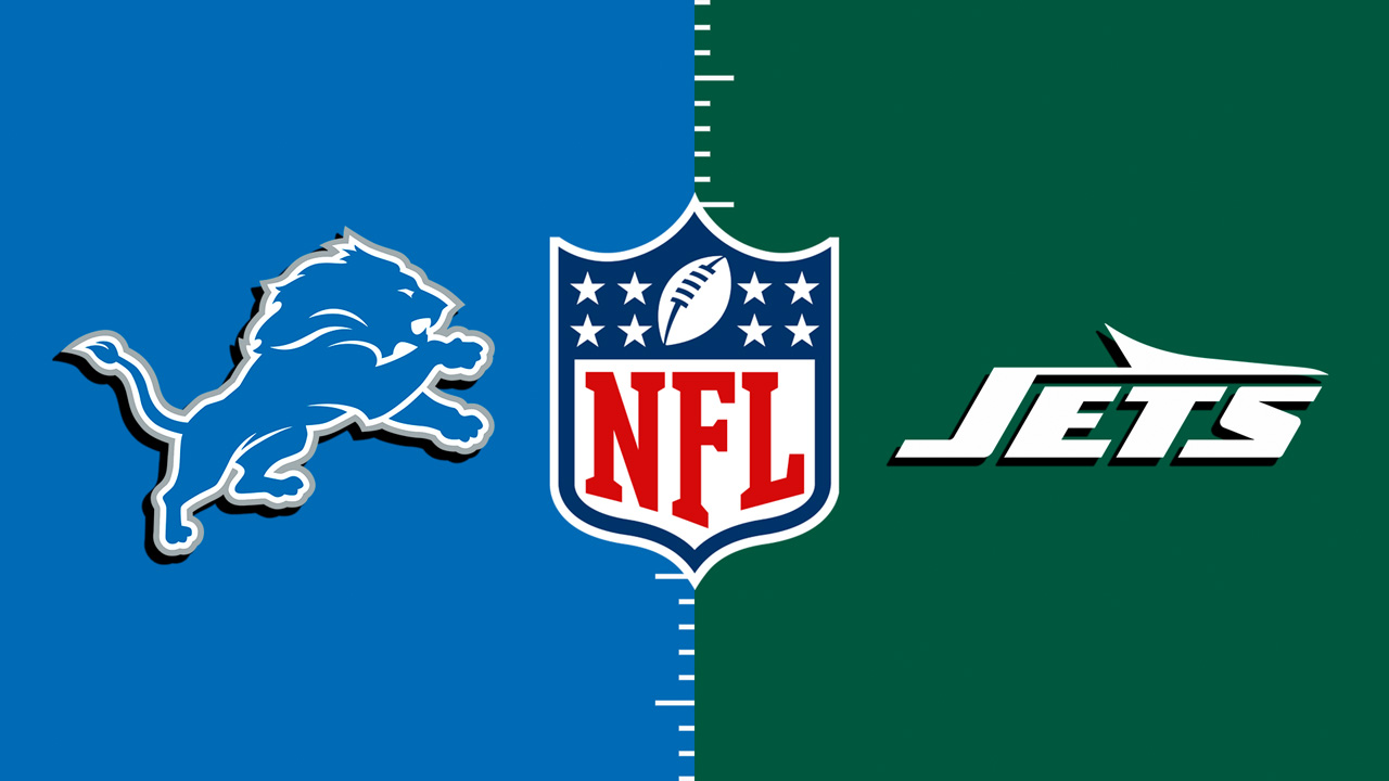 Detroit Lions vs New York Jets poster