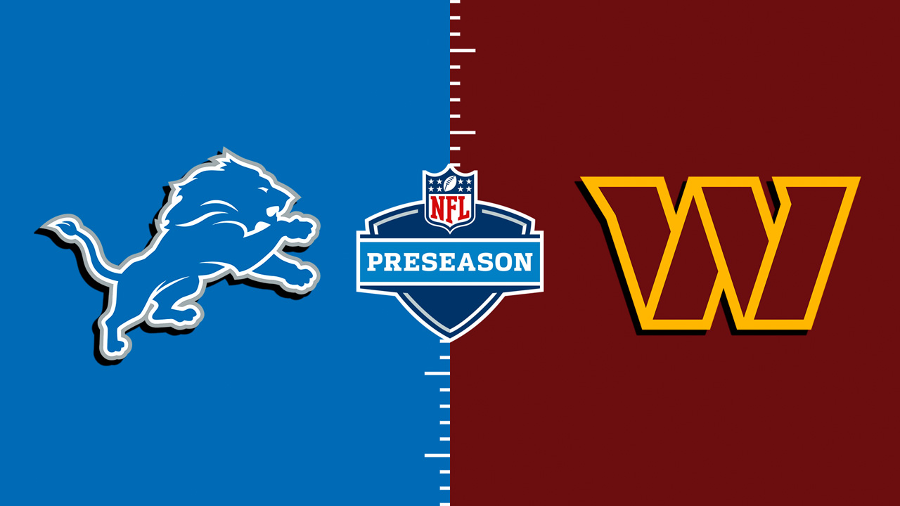 Detroit Lions vs Washington Commanders poster