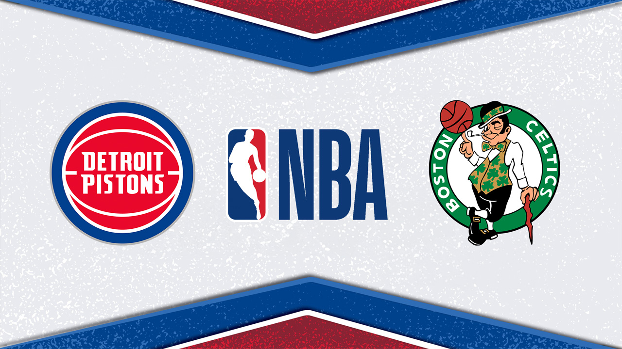 Detroit Pistons vs Boston Celtics poster