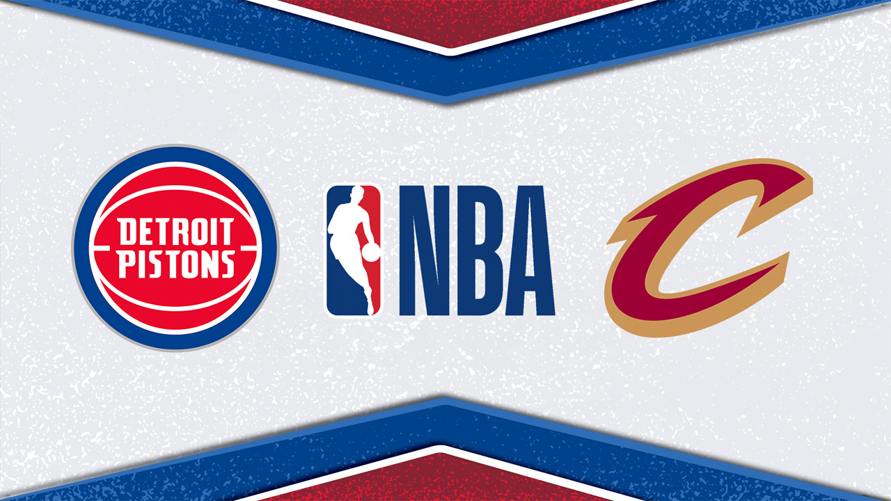 Detroit Pistons vs Cleveland Cavaliers poster