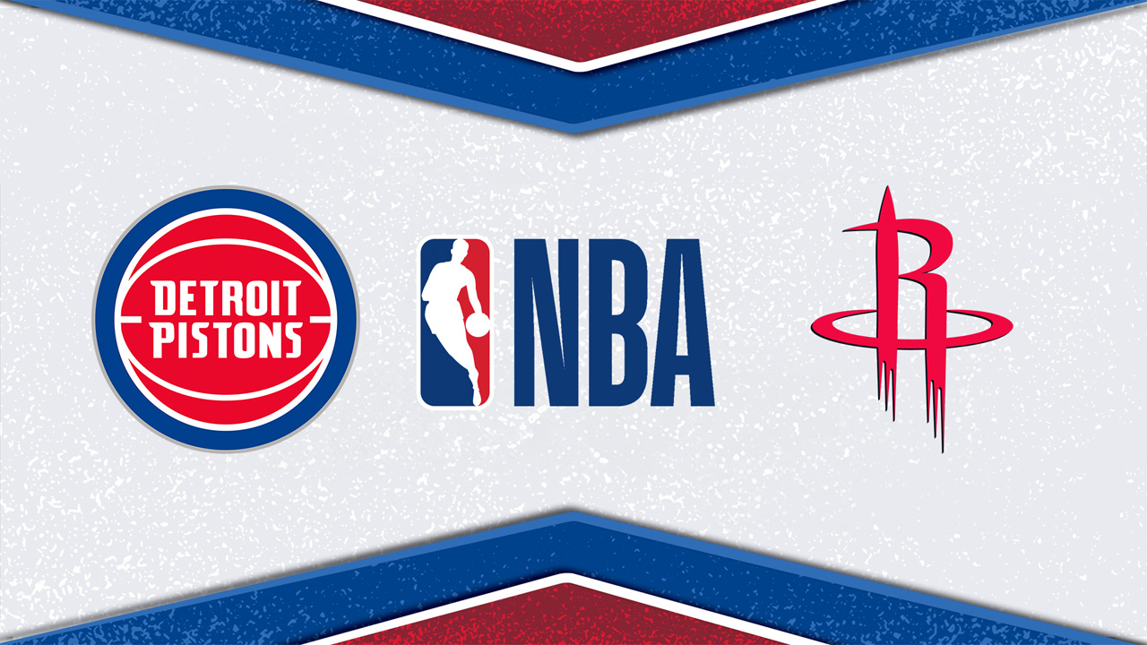 Detroit Pistons vs Houston Rockets poster