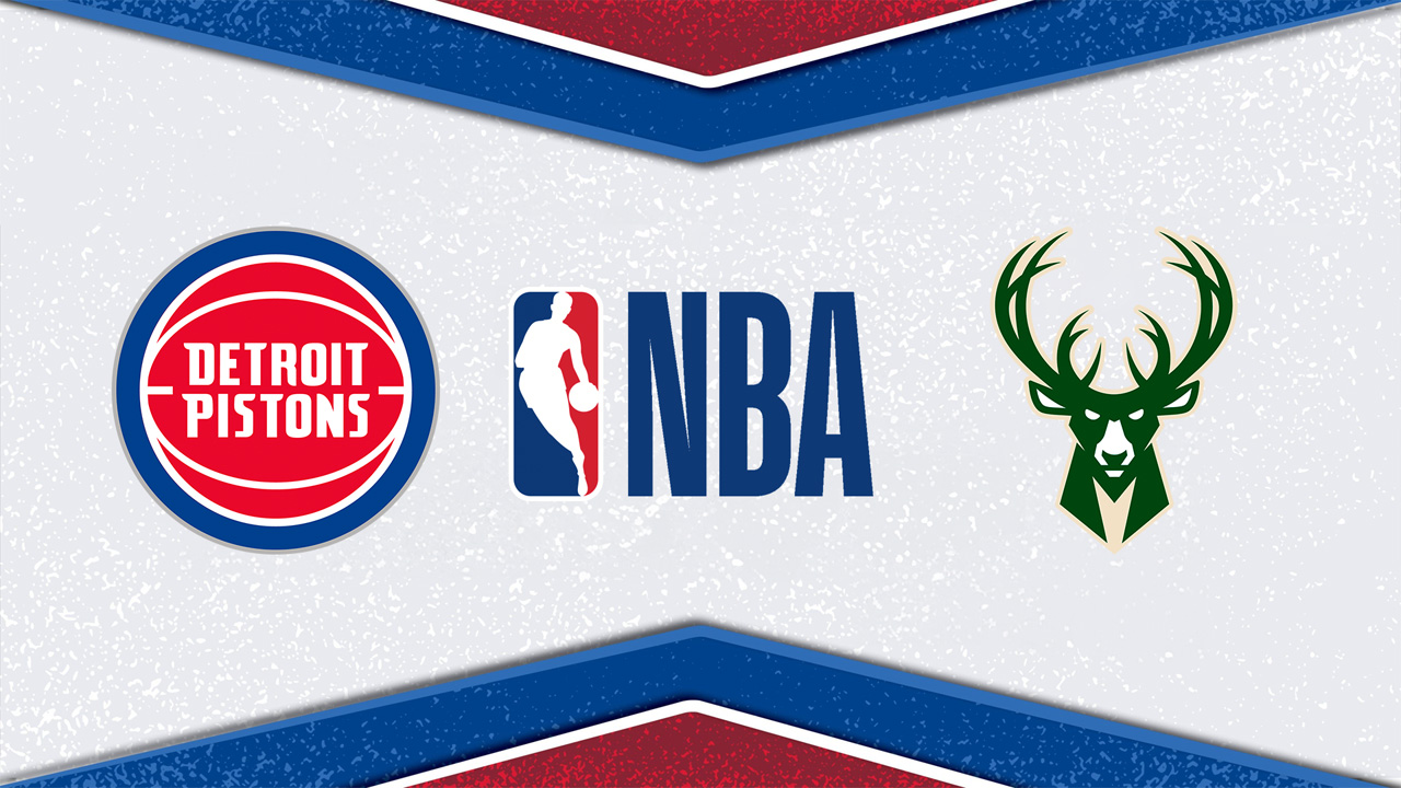 Detroit Pistons vs Milwaukee Bucks poster