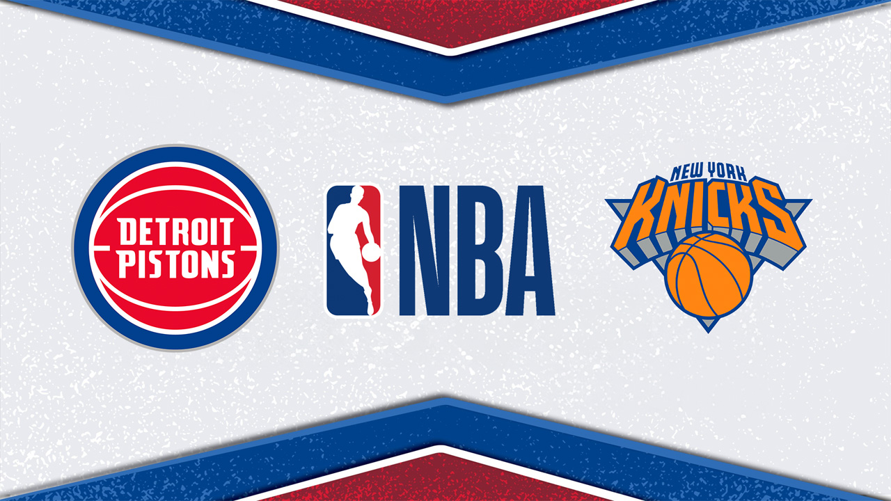 Detroit Pistons vs New York Knicks poster
