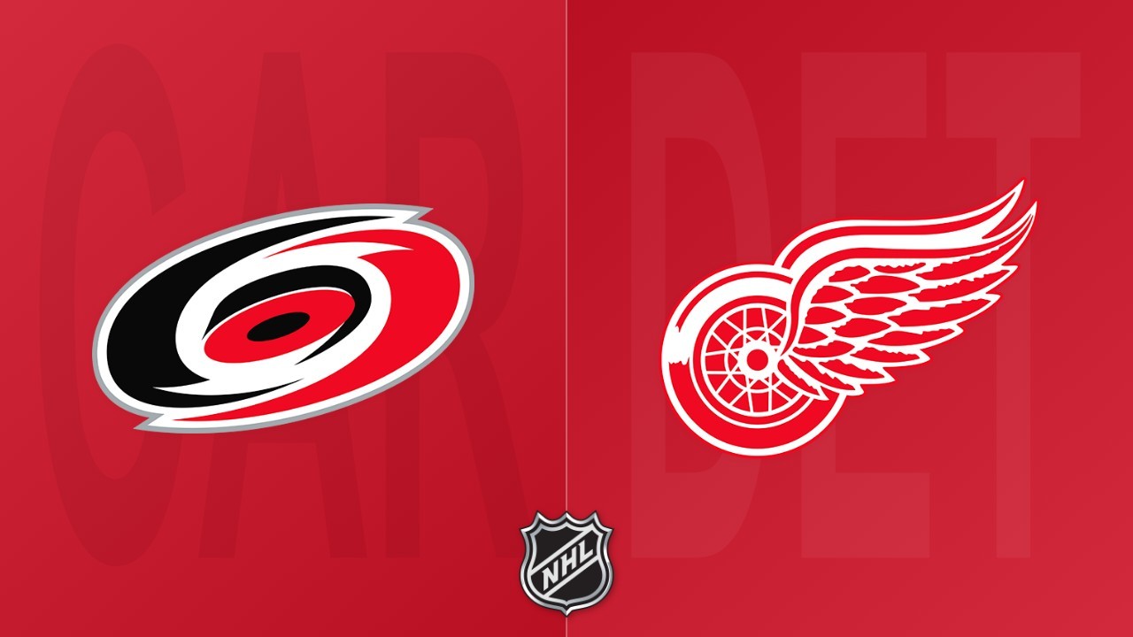 Detroit Red Wings vs Carolina Hurricanes poster