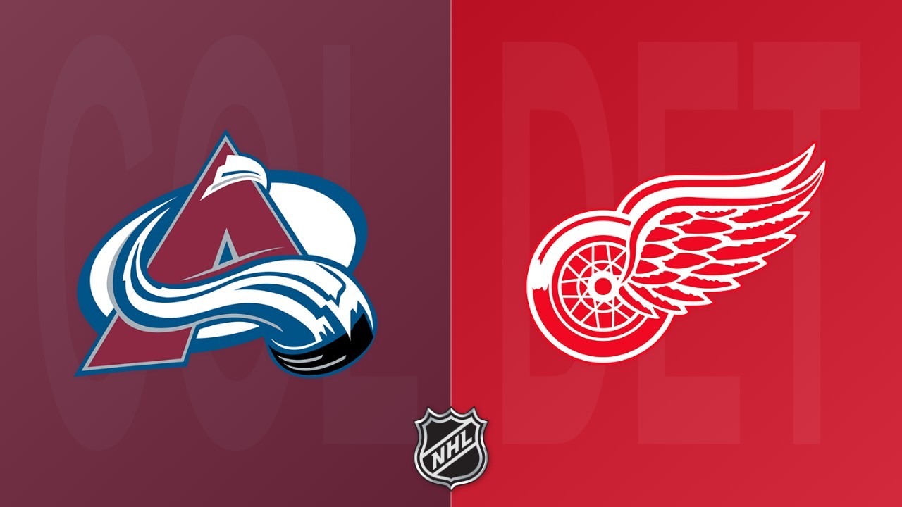 Detroit Red Wings vs Colorado Avalanche poster