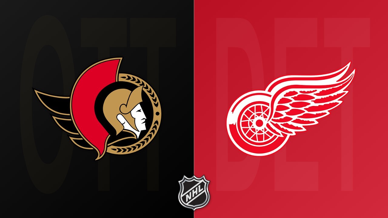 Detroit Red Wings vs Ottawa Senators poster