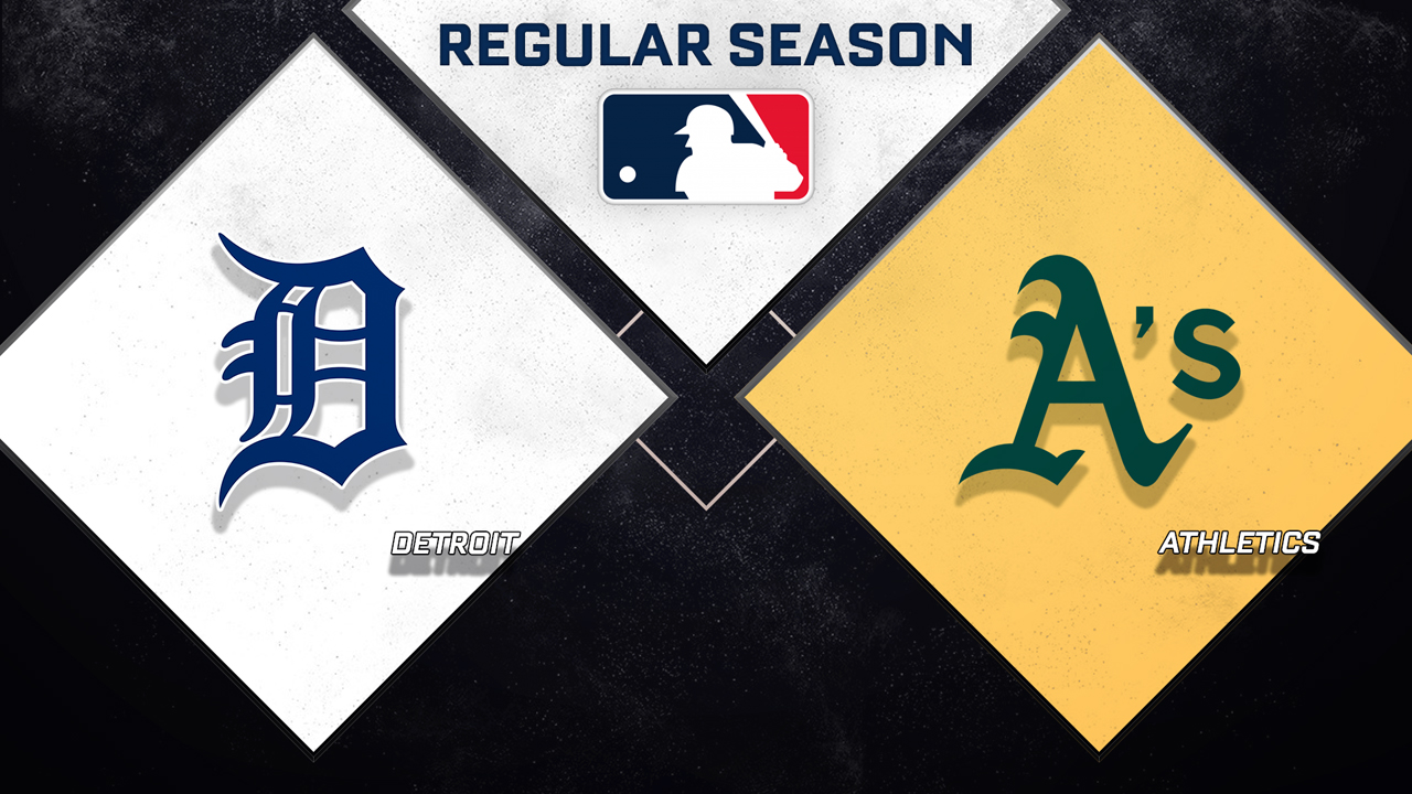 Detroit Tigers vs Athletics poster