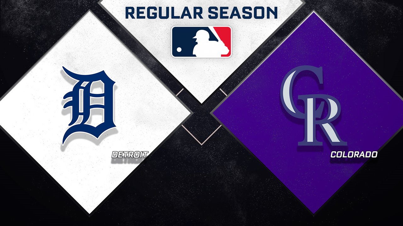 Detroit Tigers vs Colorado Rockies poster
