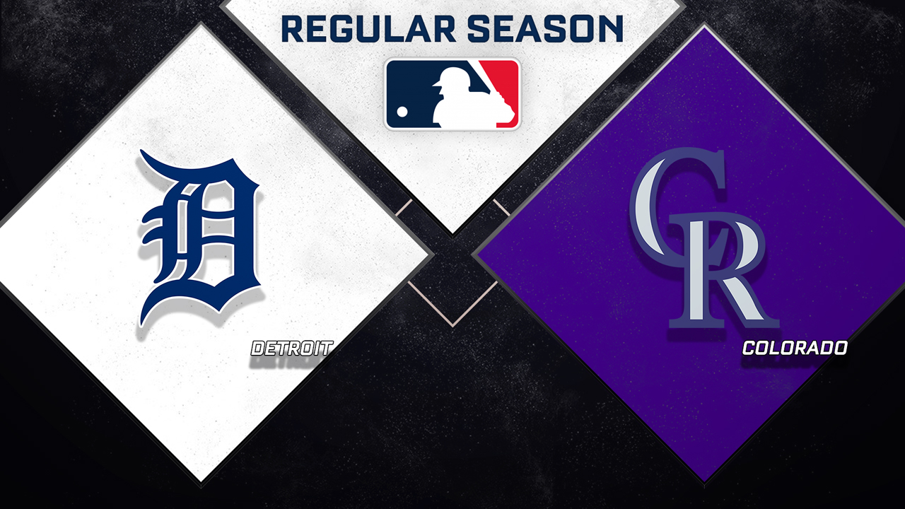 Detroit Tigers vs Colorado Rockies poster