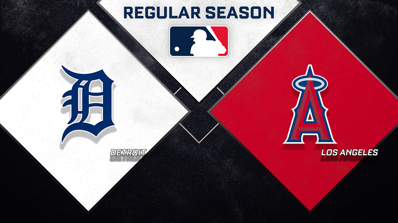Detroit Tigers vs Los Angeles Angels poster