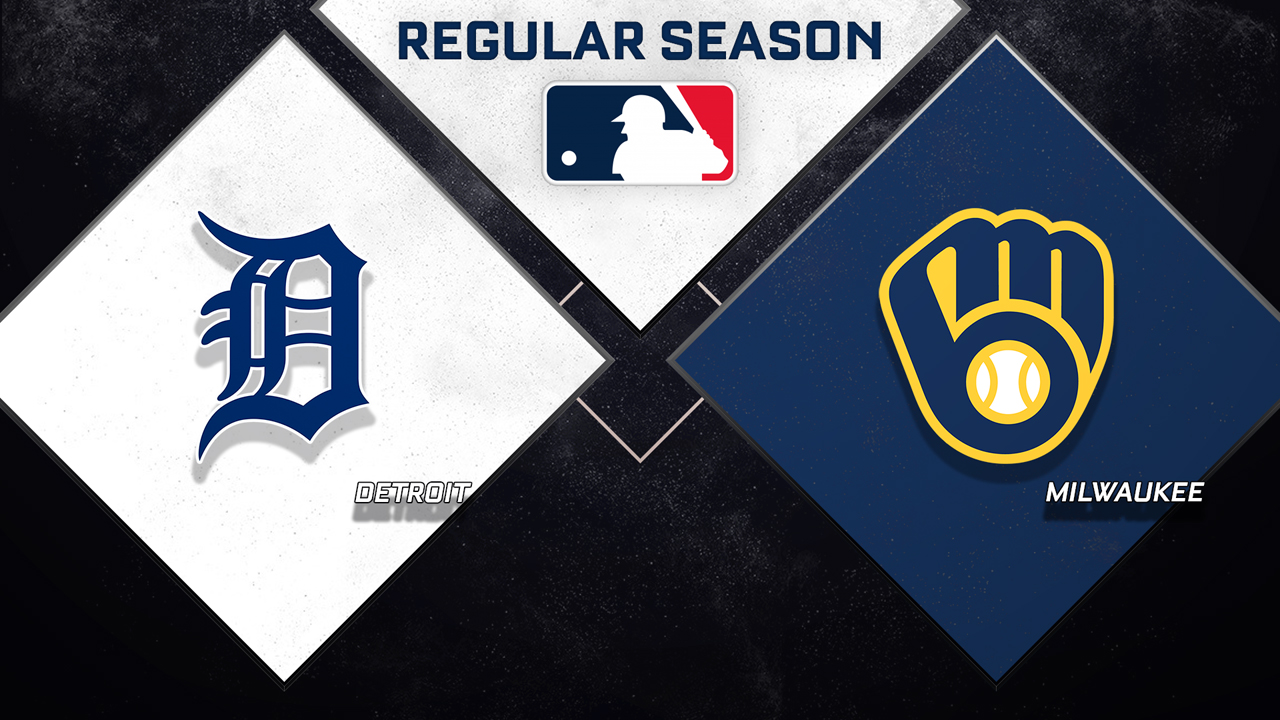Detroit Tigers vs Milwaukee Brewers poster