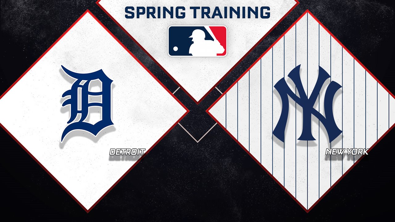 Detroit Tigers vs New York Yankees poster