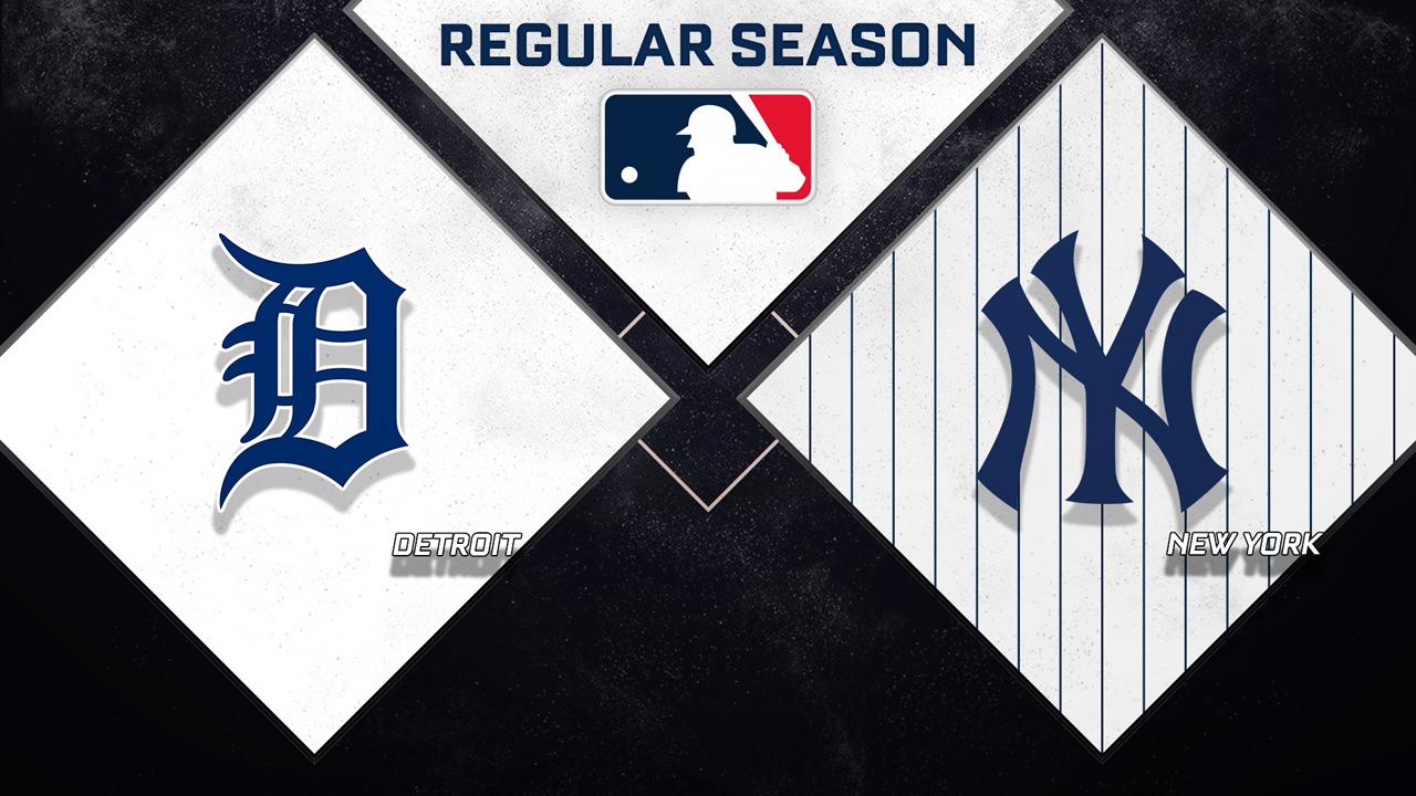 Detroit Tigers vs New York Yankees poster