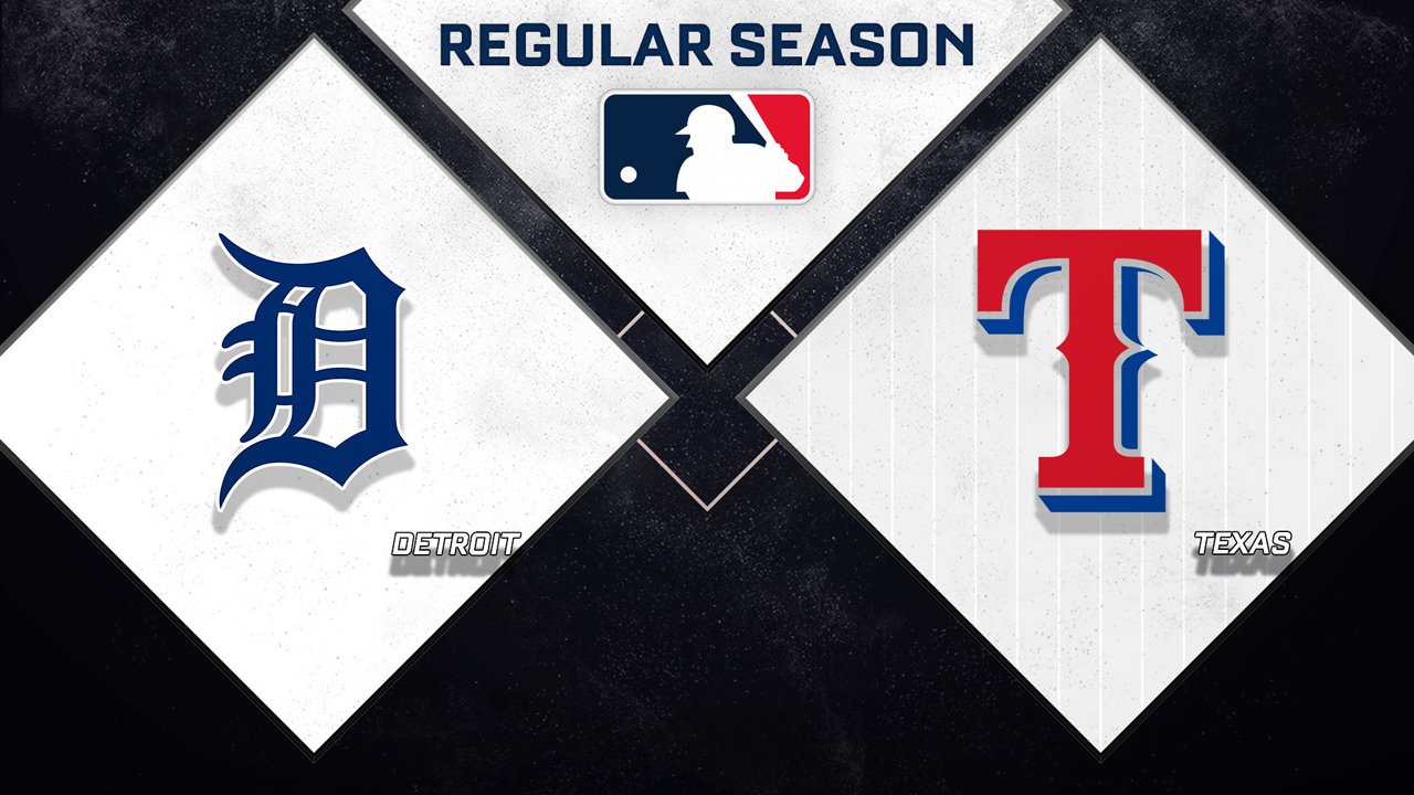 Detroit Tigers vs Texas Rangers poster