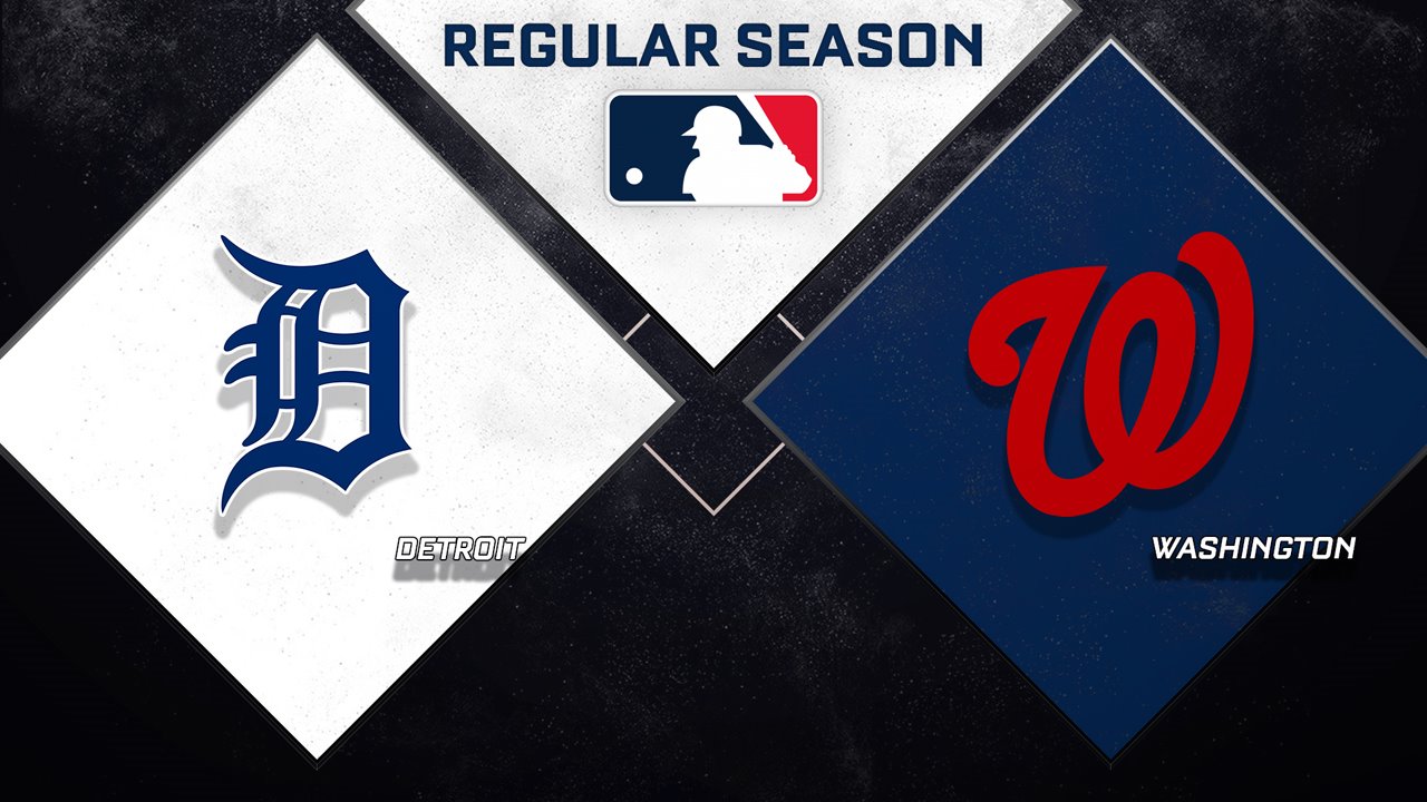 Detroit Tigers vs Washington Nationals poster