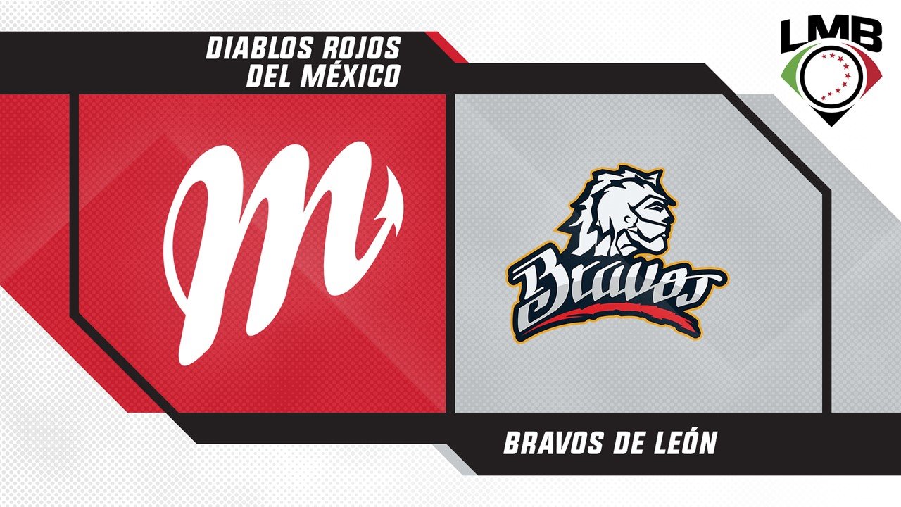 Diablos Rojos del México vs Bravos de León poster