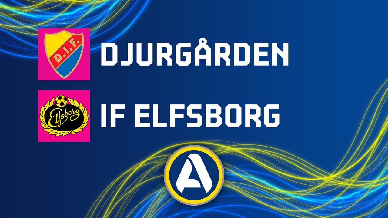 Djurgården vs Elfsborg poster