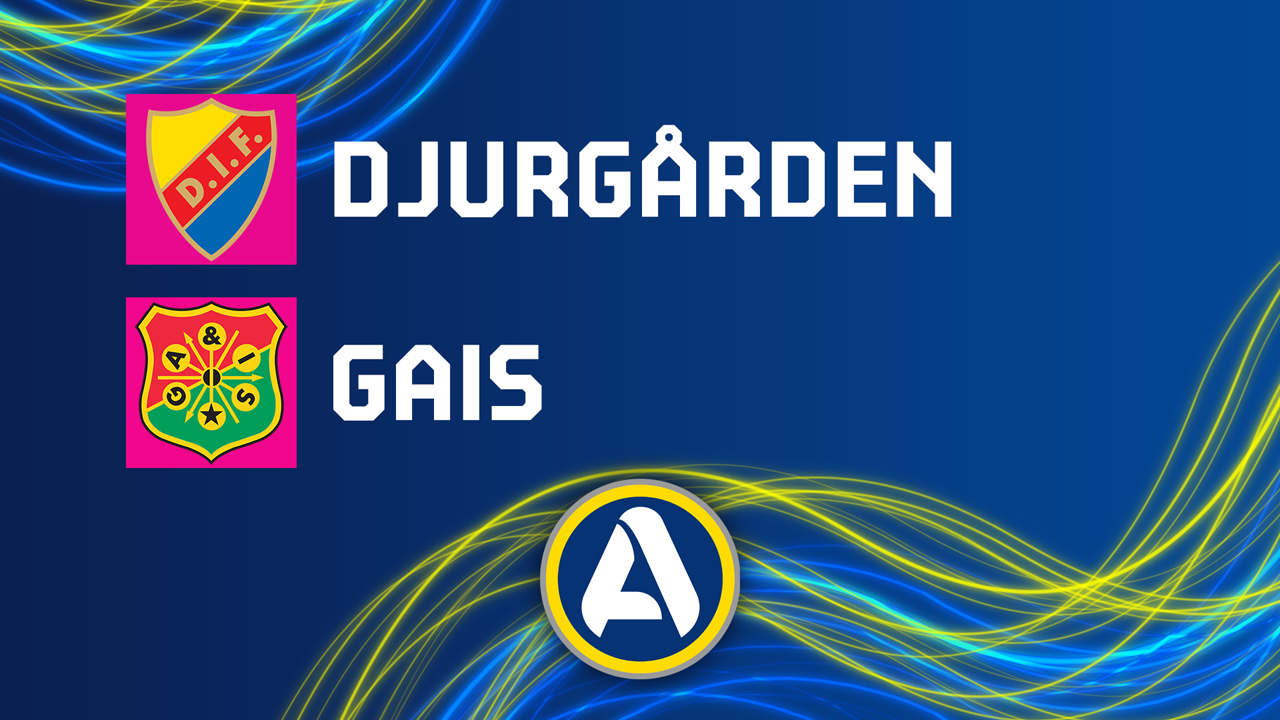 Djurgården vs GAIS poster