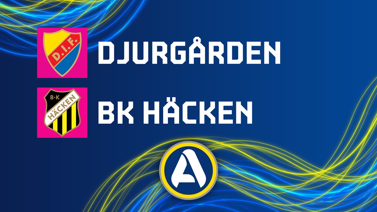 Djurgården vs Häcken poster