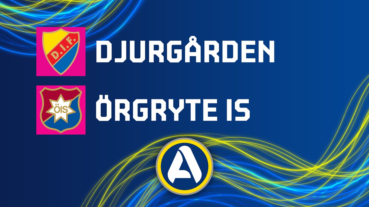 Djurgården vs Örgryte poster