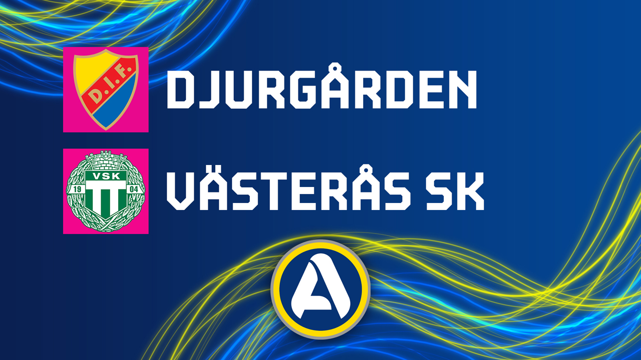 Djurgården vs Västerås poster