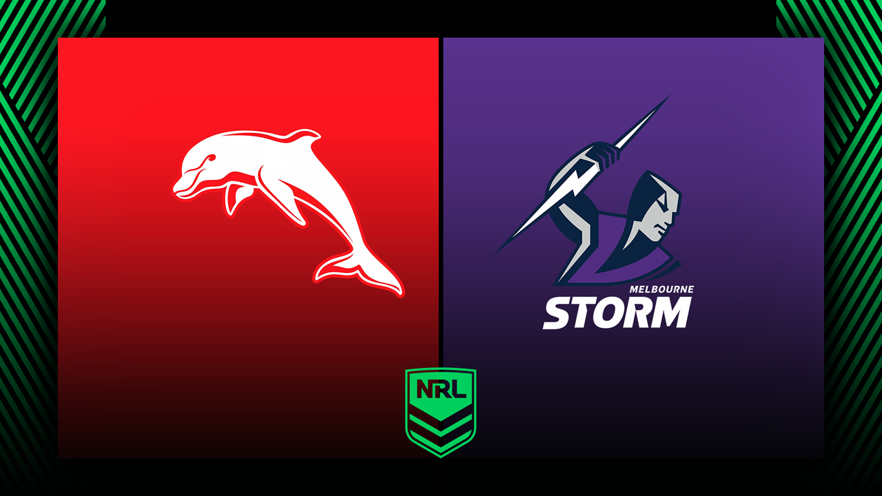 Dolphins vs Melbourne Storm poster