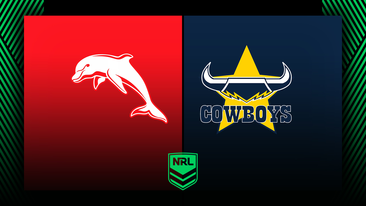 Dolphins vs North Queensland Cowboys poster