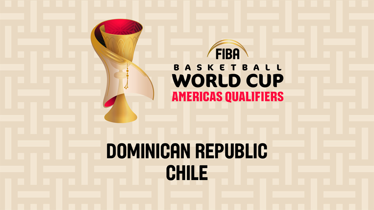 Dominican Republic Basketball vs Chile Basketball poster