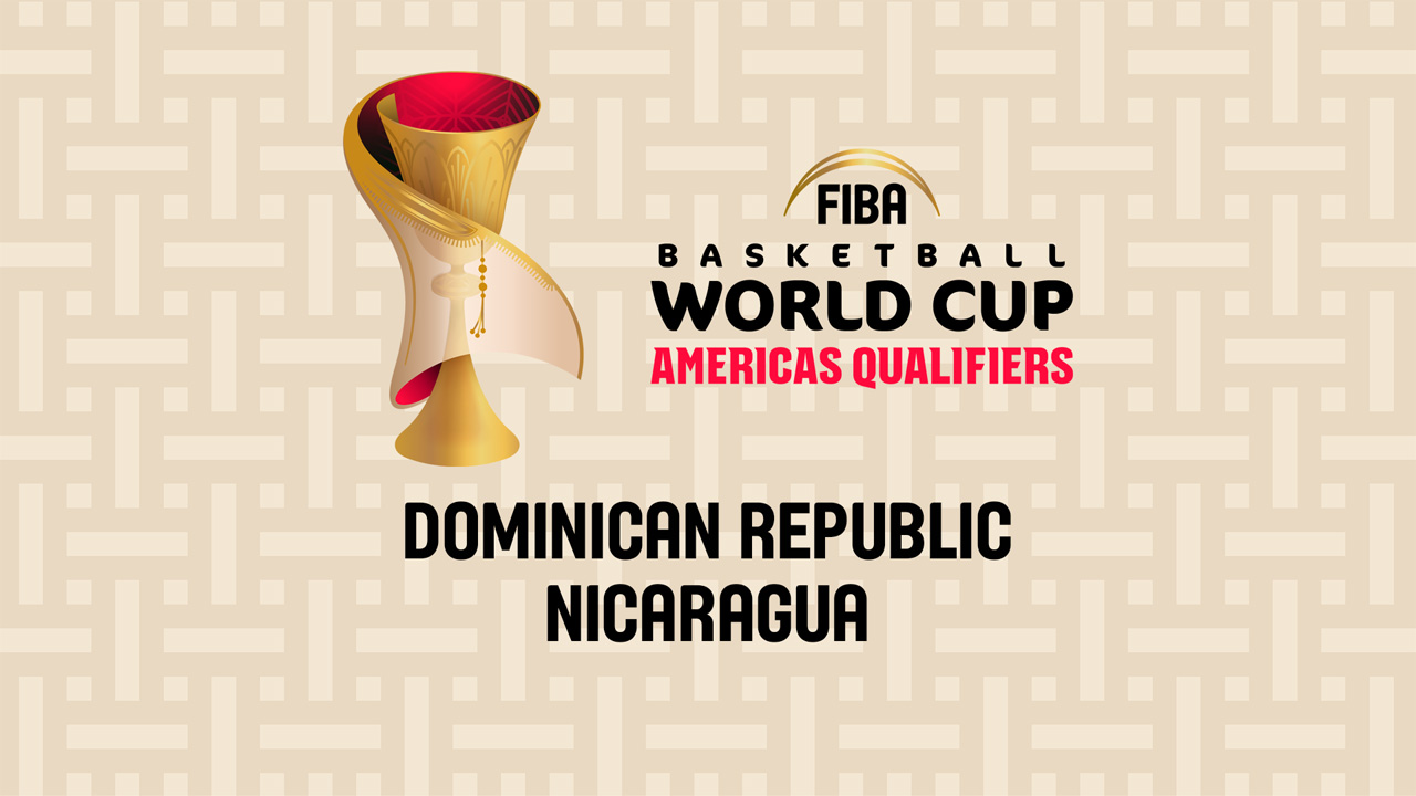 Dominican Republic Basketball vs Nicaragua Basketball poster