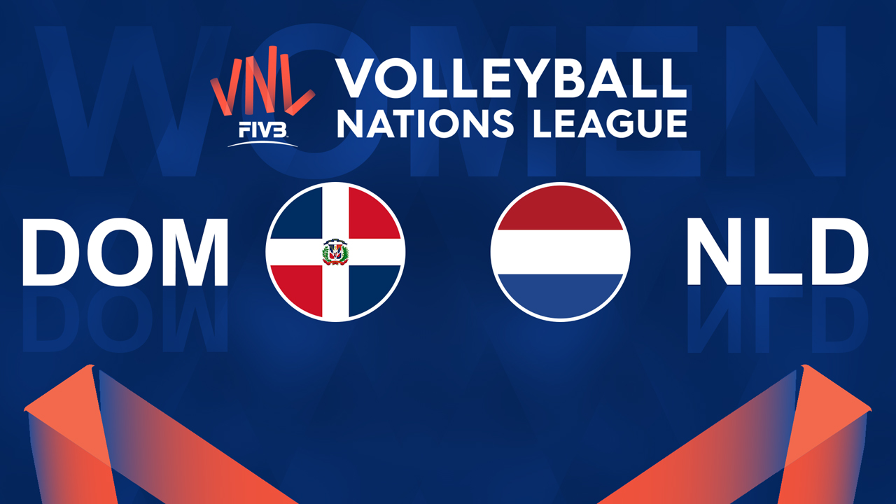 Dominican Republic Volleyball Women vs Netherlands Volleyball Women poster