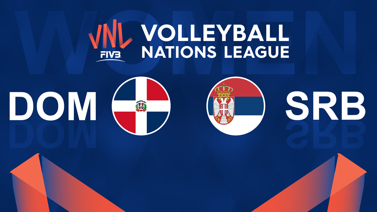 Dominican Republic Volleyball Women vs Serbia Volleyball Women poster