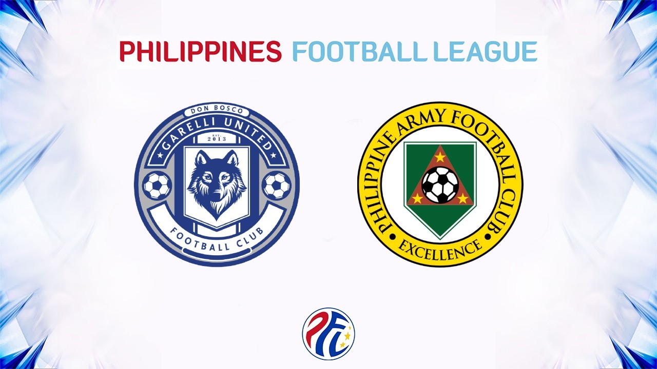 Don Bosco Garelli United vs Philippine Army poster