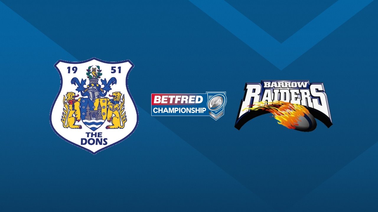 Doncaster RLFC vs Barrow Raiders poster