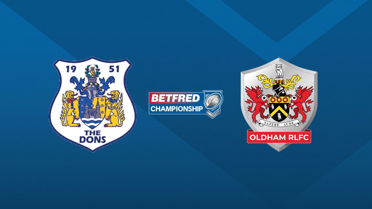 Doncaster RLFC vs Oldham RLFC poster