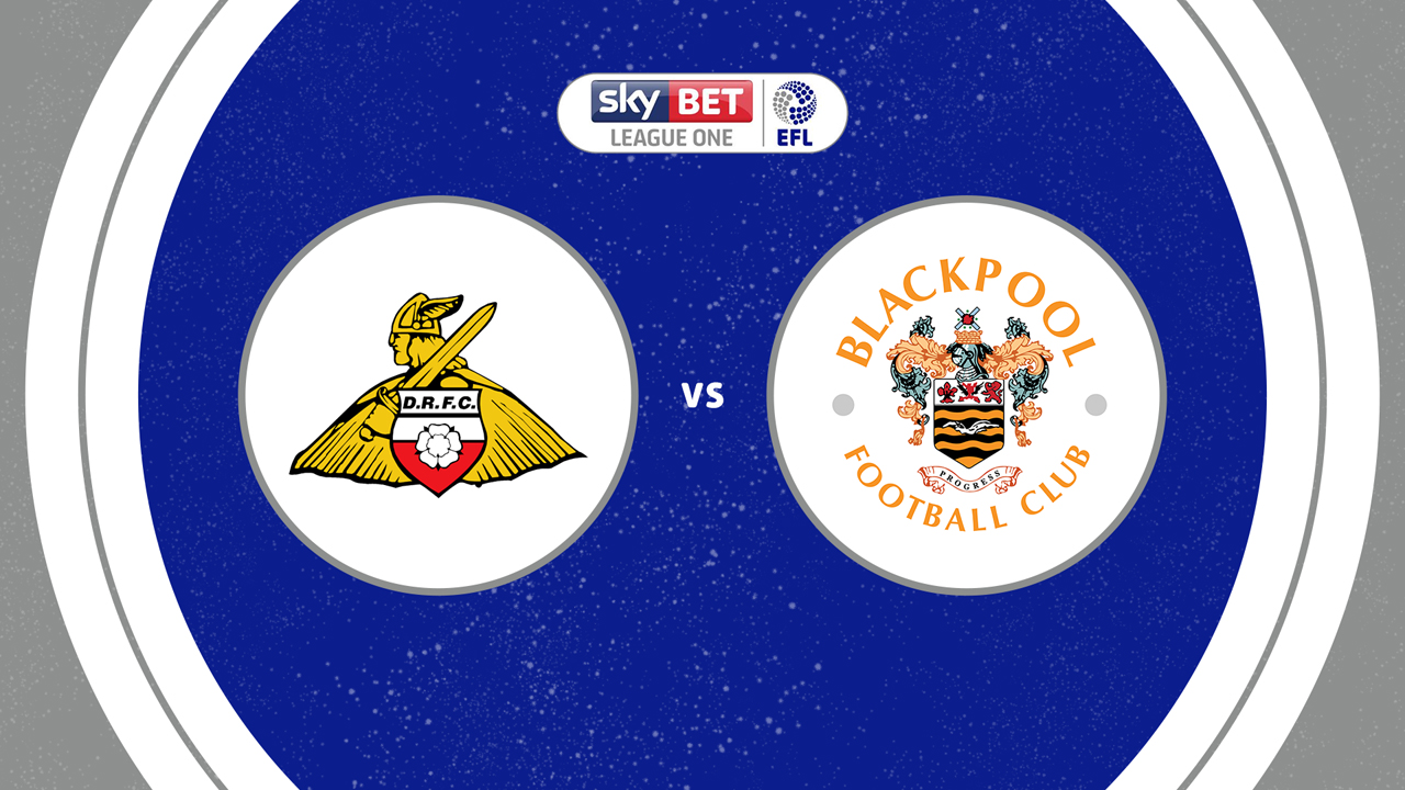 Doncaster Rovers vs Blackpool poster