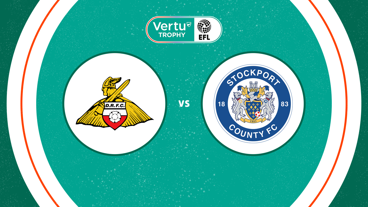 Doncaster Rovers vs Stockport County poster